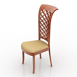 Chair art deco 3d model