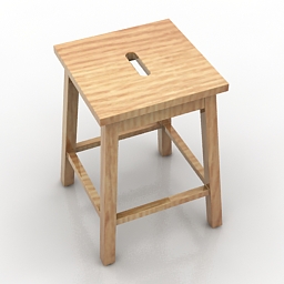Chair bosse ikea 3d model