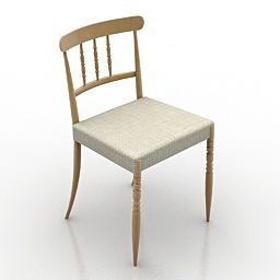 Chair calligaris Lou cs1077 3d model