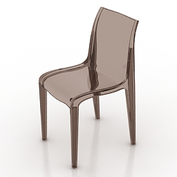 Chair glass 3d model download
