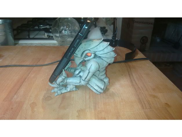 Chozo Statue smartphone stand 3D model