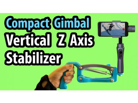 Compact Gimbal Vertical Z Axis Stabilizer 3D model