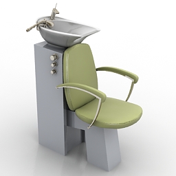 Cosmetic chair 3d model