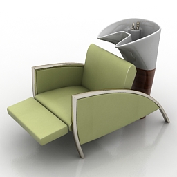 Cosmetic chair Sassi Callas SA-XX 3d model