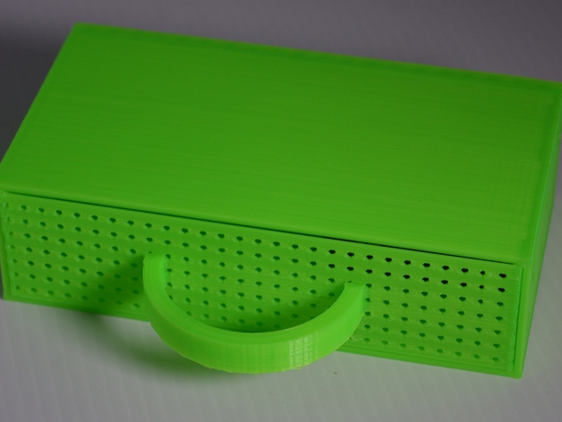 3D Customizable PC Bay Drawer model