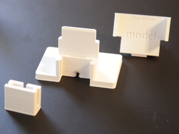 3D Customizable Universal Charging Dock model