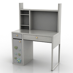 Desk IKEA Mikke 3d model