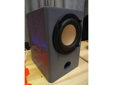 Double reflect more bass speaker box 3D model