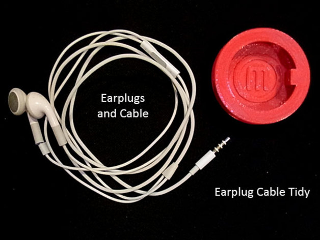 Earplug Cable Tidy- Protects Earplugs and secures the cable
