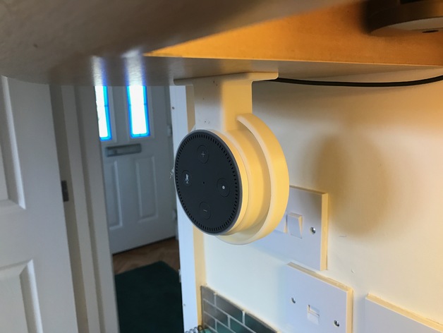 Echo Dot Doughnut - Kitchen Cabinet Hang Mount 3D model