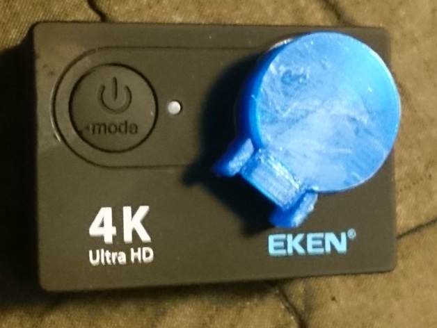 3D Eken H9R Action Camera Lens Cover model