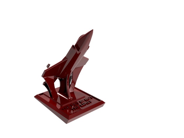 3D F-35 phone stand model
