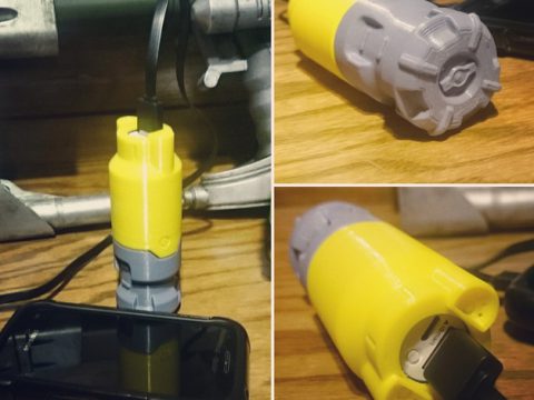 Fallout 4 Fusion Core Phone Charger 3D model