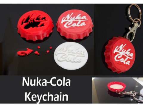 Fallout Nuka Cola keychain 3D model