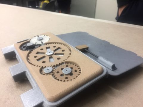 Fidget Locking Phone Case 3D model