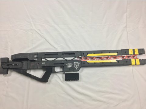 GTA 5 rail gun full scale 3D model