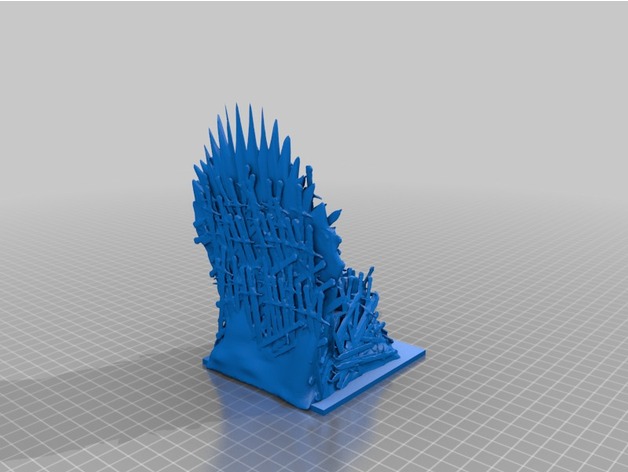 3D Game of Thrones USB throne model