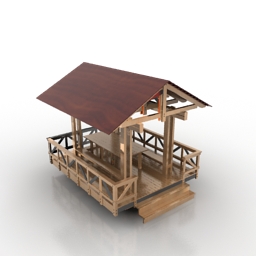 Garden House 3d model