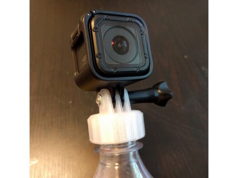 GoPro Plastic Bottle Cap Mount 3D model