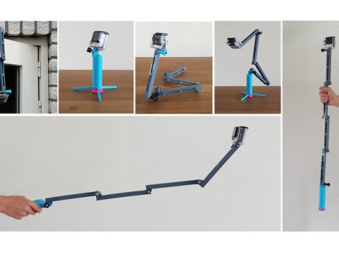 GoPro counter balance folding stick 3D model