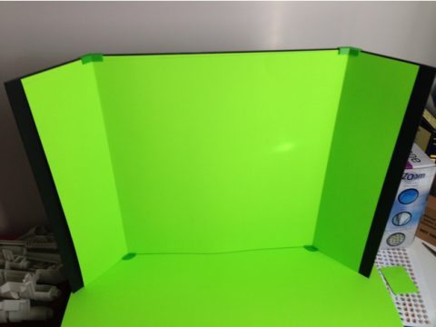 Green screen stand 3D model
