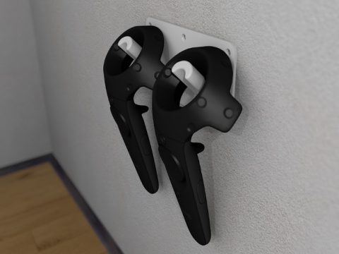 HTC Vive controller wall mount 3D model
