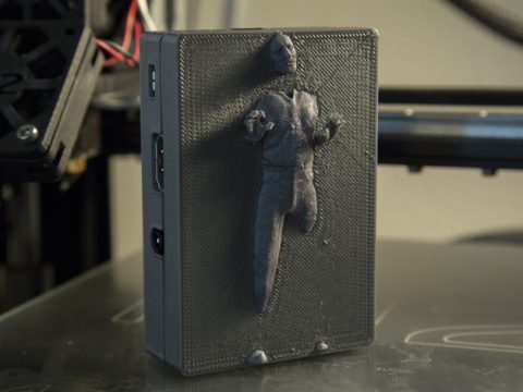 Han Solo in Carbonite - Raspberry Pi 2/B+ Case 3D model