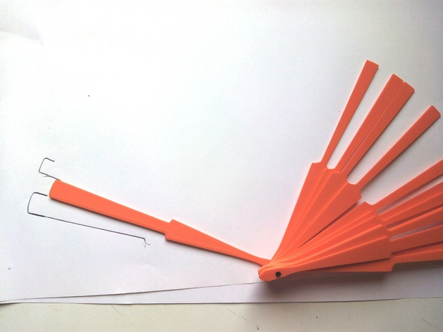 Hand-held foldable fan