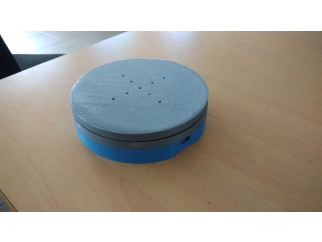 3D High precision rotary plate model