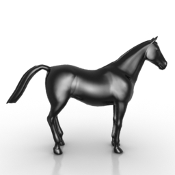 horse 3d stl model free download
