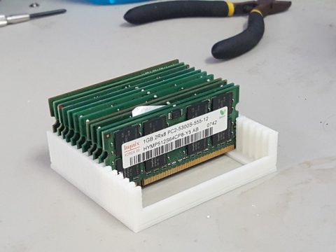 Laptop RAM Stand 3D model