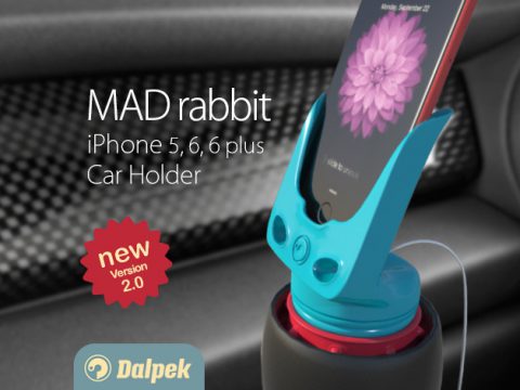 MAD rabbit - iPhone Car Holder v 2.0 3D model