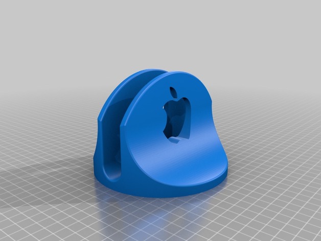 3D MacBook verical dock model