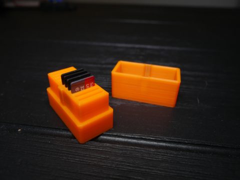 Micro SD Card Holder FPV edition 3D model