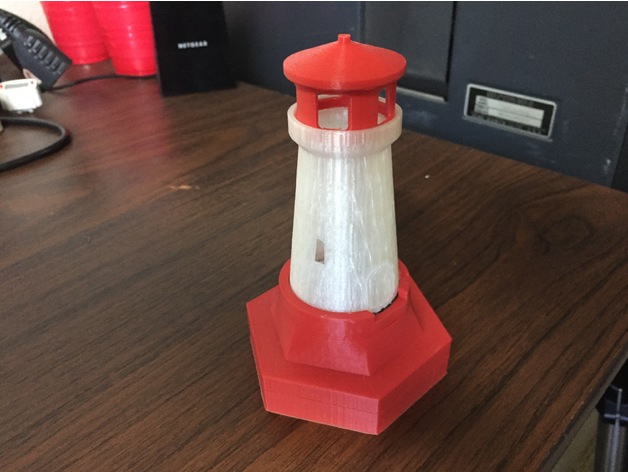 Mini Lighthouse re-mix lighted with neopixels