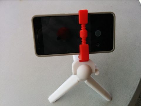 Mini Tripods meets Smartphone tripod version 2 3D model
