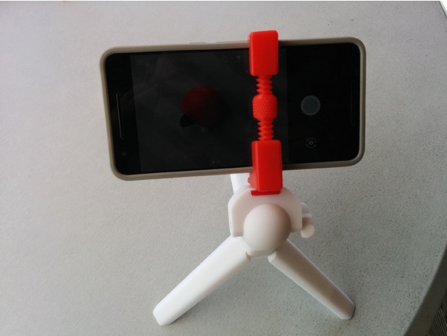 Mini Tripods meets Smartphone tripod version 2 3D model