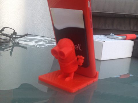 Minion Phone Holder 3D model