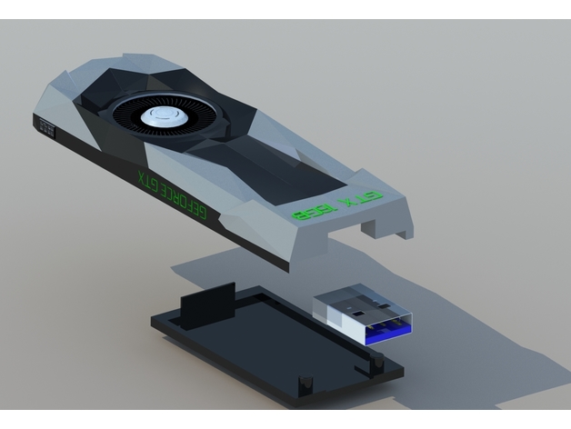 Pendrive Case - NVIDIA Geforce Founder Edition
