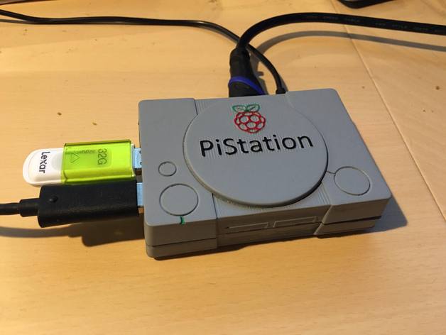 PiStation - Raspberry Pi 2/3 Case 3D model