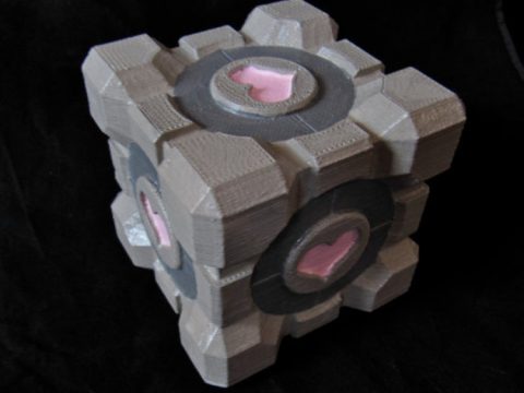Portal Companion Cube 3D model