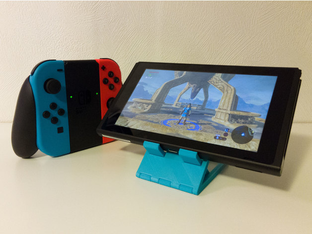3D Print-in-Place Folding Nintendo Switch Stand model