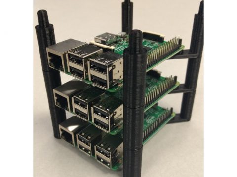Raspberry Pi Stacking Tray 3D model
