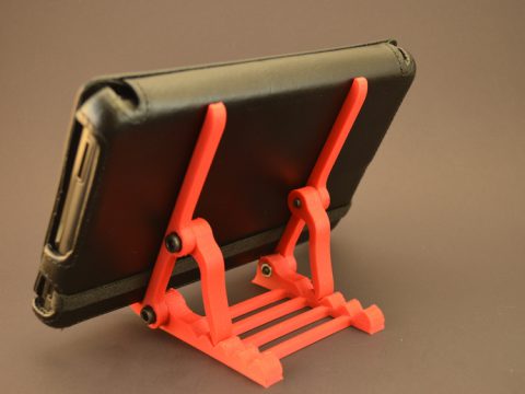 Robust Adjustable Tilt Tablet Stand 3D model