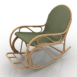 Rocking chair 3d model download