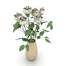 Roses 3d model