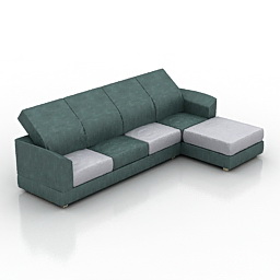 Sofa Berloni UP 3d model