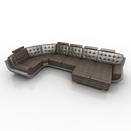 Sofa DStyle Naples 3d model