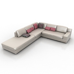 Sofa Ditre Italia Longe 3d model