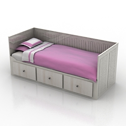 Sofa Hemnes Ikea 3d model